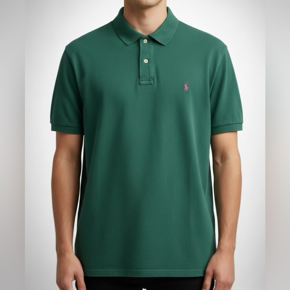 Polo By Ralph Lauren Forest Green Polo Shirt - image 1